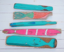 Painted Driftwood